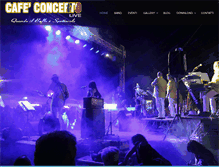 Tablet Screenshot of cafeconcertolive.it